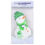HANDWARMER HERBRUIKBAAR SNEEUWPOP GROEN