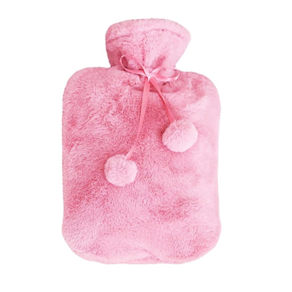 NATUURRUBBERKRUIK 2 LITER CUDDLESOFT POM POM PINK