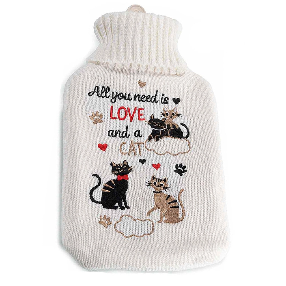 NATUURRUBBERKRUIK 1,7 LITER ALL YOU NEED IS LOVE CAT