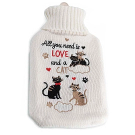 NATUURRUBBERKRUIK 1,7 LITER ALL YOU NEED IS LOVE CAT