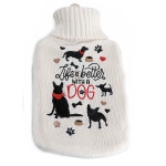 NATUURRUBBERKRUIK 1,7 LITER ALL YOU NEED IS LOVE DOG
