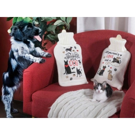 NATUURRUBBERKRUIK 1,7 LITER ALL YOU NEED IS LOVE DOG